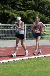 Foto: Albert Galin, atleta del CA Baix Montseny, Campió de Catalunya M-60 de la temporada passada.